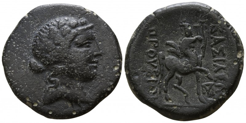 Kings of Bithynia. Nikomedeia. Prusias II Cynegos 182-149 BC.
Bronze Æ

20mm....