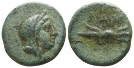 Mysia. Lampsakos circa 190-85 BC. Bronze Æ