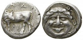 Mysia. Parion 400-300 BC. Hemidrachm AR