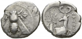Ionia. Ephesos . ΣΚΥΘΗΣ, magistrate circa 394-295 BC. Tetradrachm AR
