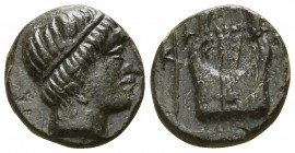 Ionia. Kolophon  circa 400-350 BC. Bronze Æ