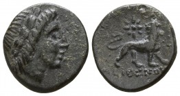 Ionia. Miletos . Uncertain magistrate circa 350-190 BC. Bronze Æ