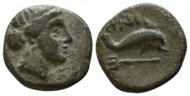 Islands off Caria. Nisyros circa 350-300 BC. Bronze Æ