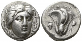Islands off Caria. Rhodos circa 305-275 BC. Didrachm AR
