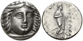 Satraps of Caria. Halikarnassos mint. . Maussolos 377-352 BC. Tetradrachm AR