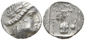 Lycia. Olympos. Lycian League circa 167-100 BC. Hemidrachm AR