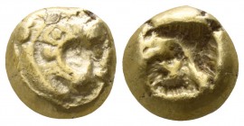 Kings of Lydia. Sardeis. Alyattes circa 610-560 BC. Hemihekte EL