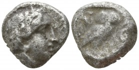 Philistia. Uncertain mint. Imitating Athens circa 380-333 BC. Drachm AR