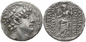 Seleukid Kingdom. Antioch. Philip I Philadelphos 95-75 BC. Tetradrachm AR