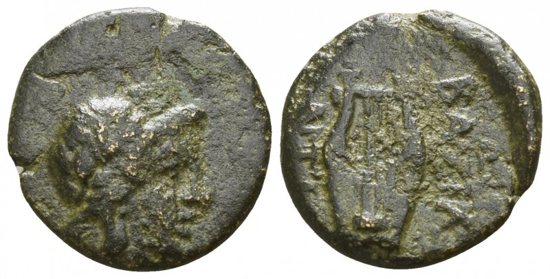 Seleukid Kingdom. Sardeis. Antiochos II Theos 261-246 BC.
Bronze Æ

11mm., 0,...