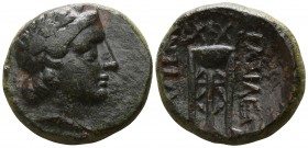 Seleukid Kingdom. Sardeis. Antiochos III Megas 223-187 BC. Bronze Æ