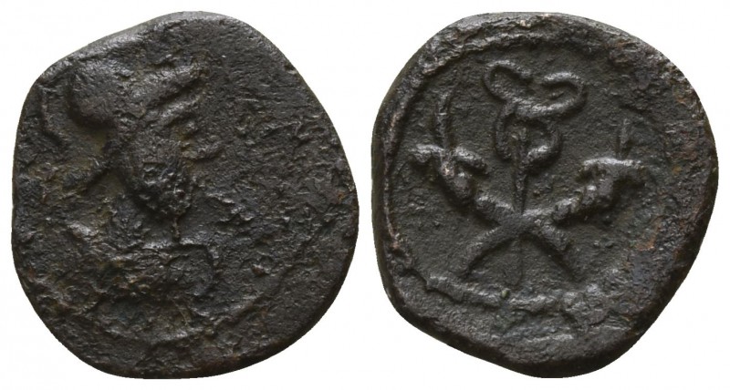 Palmyrene. Palmyra circa AD 50-250.
Bronze Æ

10mm., 0,76g.

Helmeted bust ...