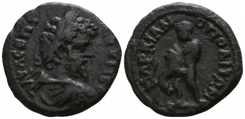 Moesia Inferior. Marcianopolis. Septimius Severus AD 193-211.
Bronze Æ

19mm....