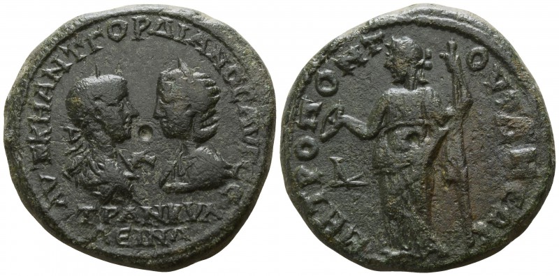 Moesia Inferior. Tomis. Gordian and Tranquillina AD 238-244.
Bronze Æ

27mm.,...
