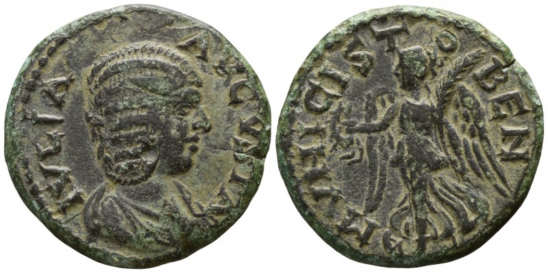 Macedon. Stobi. Julia Domna AD 193-211.
Bronze Æ

21mm., 5,58g.

IVLIA AVGV...