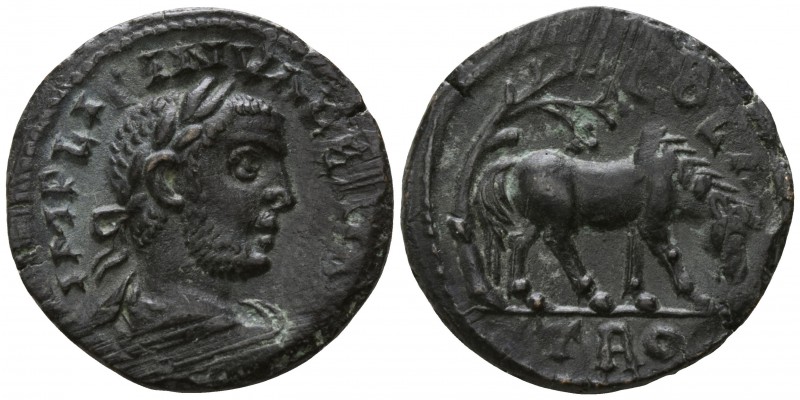 Troas. Alexandreia. Valerian I AD 253-260.
Bronze Æ

21mm., 6,69g.

IMP LI[...