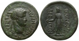 Lydia. Apollonoshieron. Nero AD 54-68. Bronze Æ