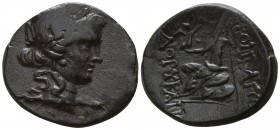 Phrygia. Hierapolis . Pseudo-autonomous issue 12 BC -14 AD. Bronze Æ