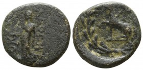 Phrygia. Laodikeia. Pseudo-autonomous issue circa 27 BC-14 AD. Bronze Æ