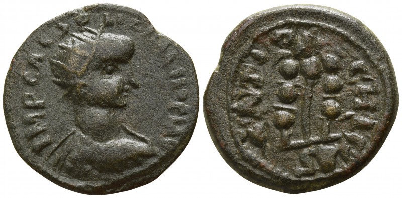 Pisidia. Antioch. Gallienus AD 253-268.
Bronze Æ

23mm., 6,47g.

IMP CAES P...
