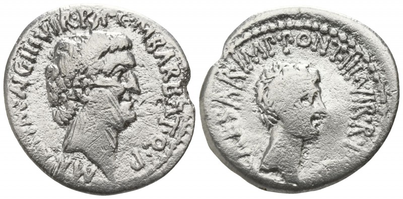 Mark Antony and Octavian 43-30 BC. Military mint moving with M.Antony
Cistophor...