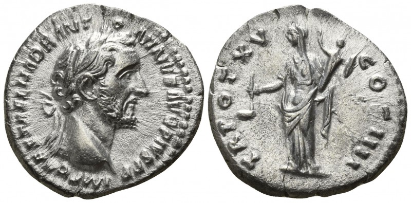 Antoninus Pius AD 138-161. Rome
Denar AR

17mm., 2,72g.

IMP CAES T AEL HAD...