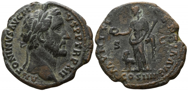 Antoninus Pius AD 138-161. Rome
As Æ

26mm., 8,45g.

ANTONINVS AVG PI-VS P ...