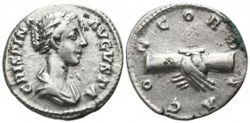 Crispina, wife of Commodus AD 178-191. Rome. Denar AR