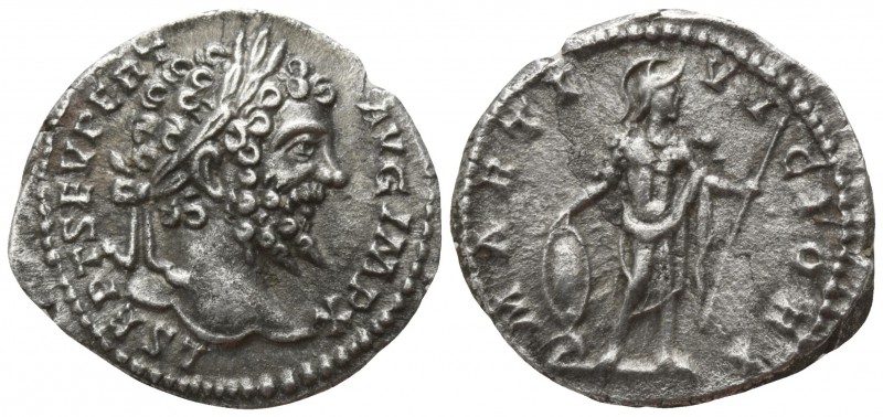 Septimius Severus AD 193-211. Rome
Denarius AR

18mm., 2,86g.

L SEPT SEV P...