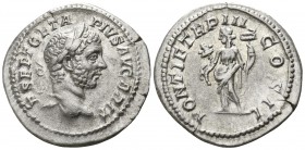 Geta AD 198-211. Rome. Denar AR