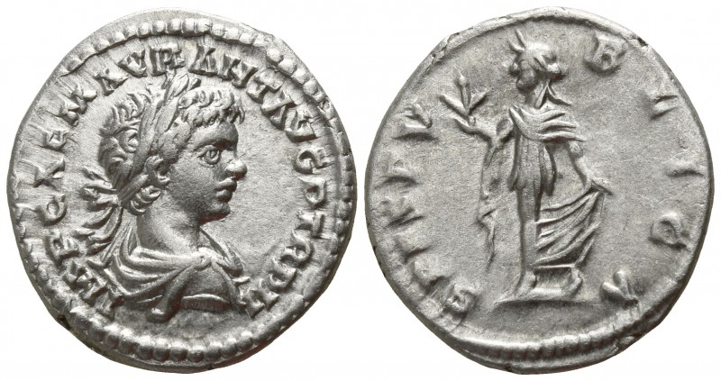 Caracalla AD 211-217. Rome
Denar AR

18mm., 3,05g.

IMP CAE M AVR ANT AVG P...