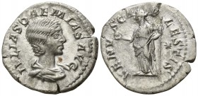 Julia Soaemias AD 218-222. Rome. Denar AR