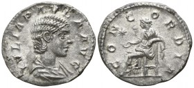 Julia Paula AD 219-220. Rome. Denar AR