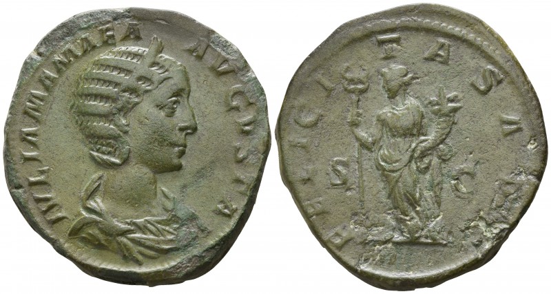 Julia Mamaea AD 225-235. Rome
Sestertius Æ

31mm., 20,76g.

IVLIA MAMAEA AV...