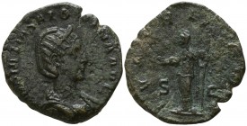 Salonina AD 254-268. Rome. Sestertius Æ