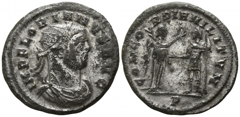 Florianus AD 276. Cyzicus
Antoninian AR

22mm., 3,40g.

IMP FLORIANVS AVG, ...