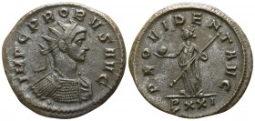 Probus AD 276-282. Ticinum. Antoninian Æ
