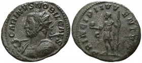 Carinus as Caesar AD 282-283. Lugdunum. Antoninianus Billon