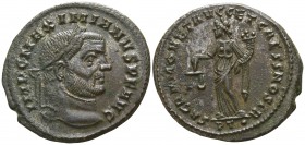 Maximianus Herculius AD 286-305. Ticinum. Follis Æ