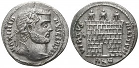 Galerius Maximianus as Caesar AD 293-305. Alexandria. Argenteus AR