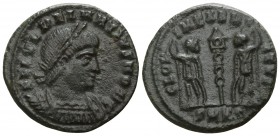 Delmatius AD 337. Cyzicus. Follis Æ