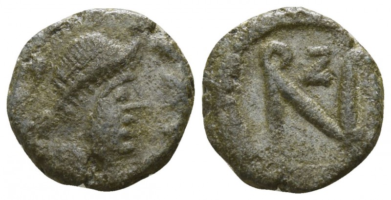 Zeno Second reign, 476-491 AD.. Thessalonica or Nicomedia.
Nummus Æ

8mm., 0,...