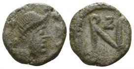 Zeno Second reign, 476-491 AD.. Thessalonica or Nicomedia.. Nummus Æ