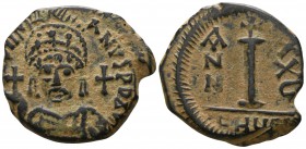 Justinian I.  AD 527-565. Theoupolis (Antioch). Decanummium Æ