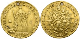 Hungary. Kremnitz. Maria Theresia AD 1740-1780. 2 Ducat