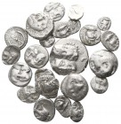 Lot of 22 greek silver coins / SOLD AS SEEN, NO RETURN!