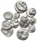 Lot of 12 greek silver coins / SOLD AS SEEN, NO RETURN!