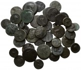 Lot of 51 greek bronze coins / SOLD AS SEEN, NO RETURN!