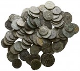 Lot of 100 late roman coins / SOLD AS SEEN, NO RETURN!