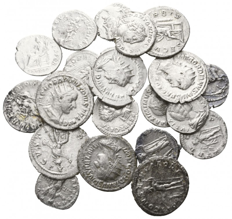 Lot of 20 silver roman coins / SOLD AS SEEN, NO RETURN!

very fine